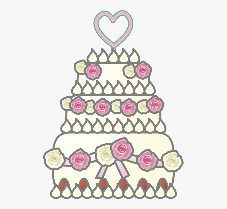 Pink,icing,food - Cake, Transparent Clipart