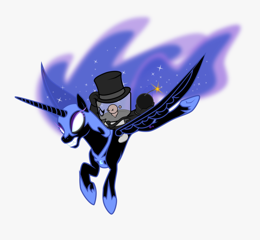 The Binding Of Isaac Super Meat Boy Princess Luna Minecraft - Mlp Boy Nightmare Moon, Transparent Clipart