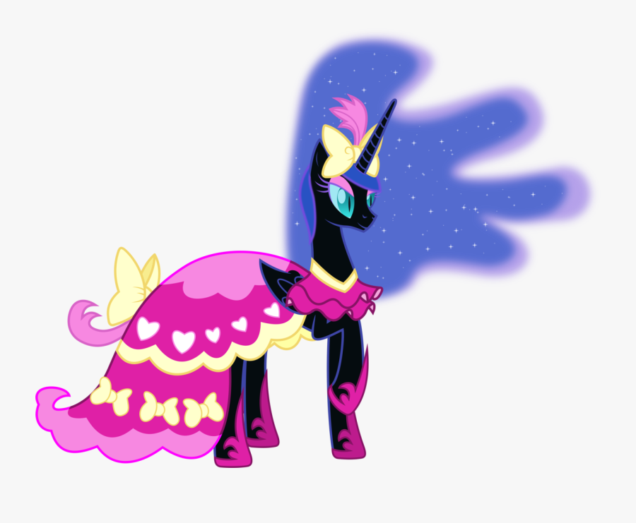 Clothes, Dress, Nightmare Moon, Pink Dress, Safe, Simple - My Little Pony Princess Luna Dress, Transparent Clipart
