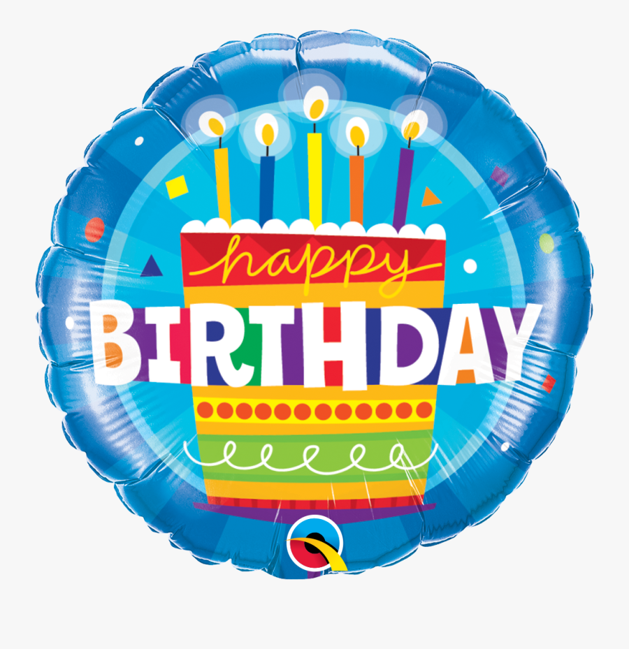 Birthday Cake Gift Balloons, Transparent Clipart