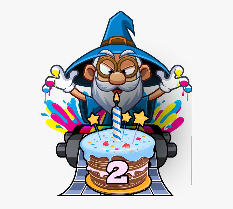 Blue Birthday Cake Clip Art, Transparent Clipart