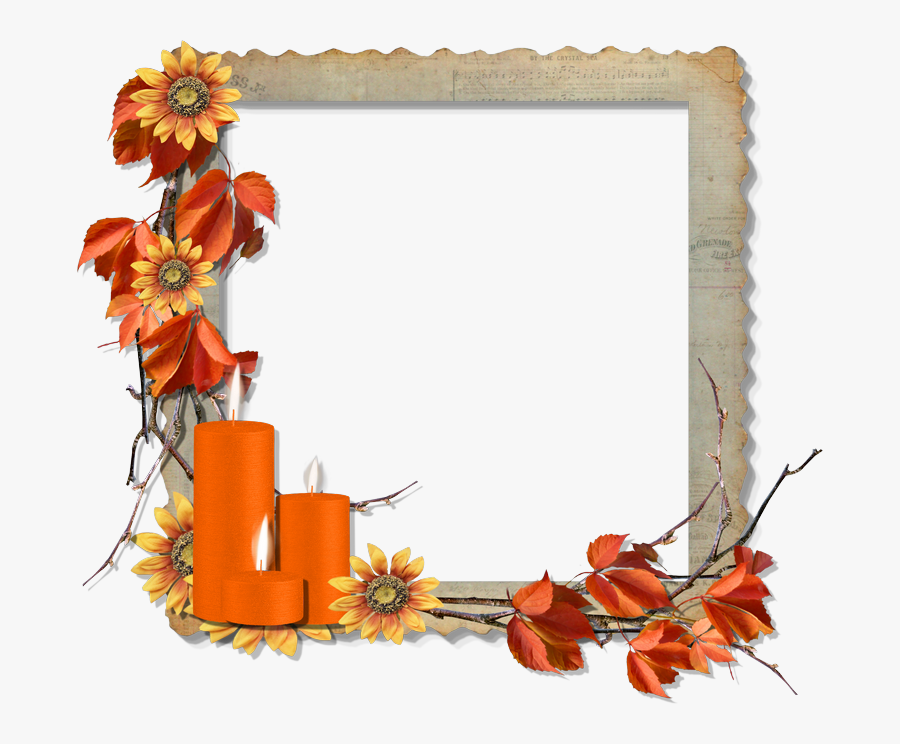 Thanksgiving Transparent Background Border, Transparent Clipart