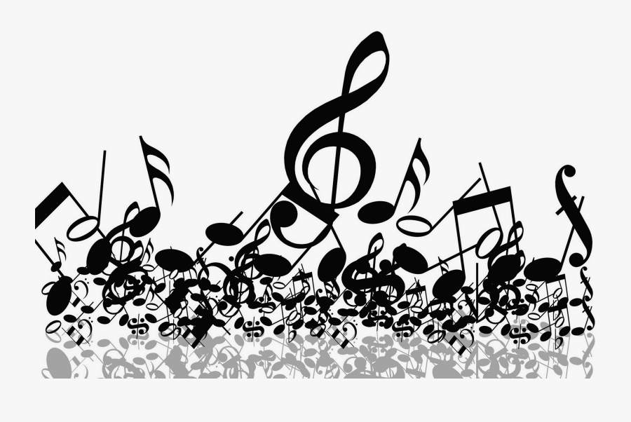 Clip Art Cool Musical Wallpaper - Music Notes, Transparent Clipart