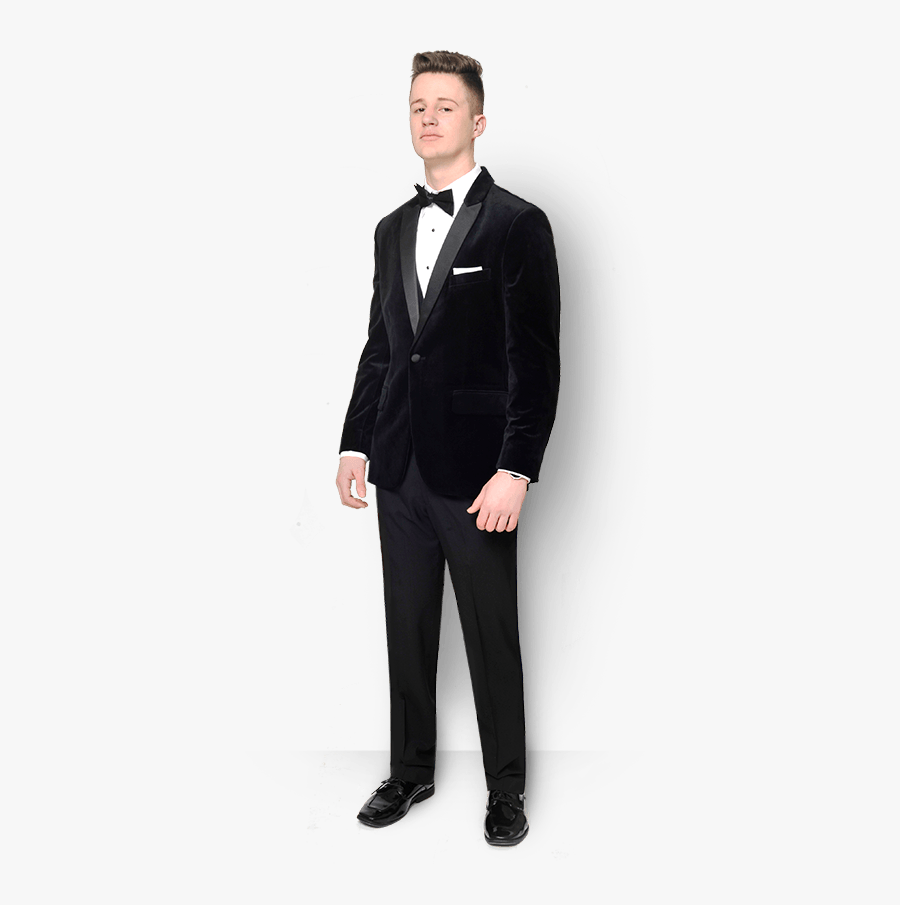 Clip Art Graduation Suits - Velvet Tuxedo, Transparent Clipart
