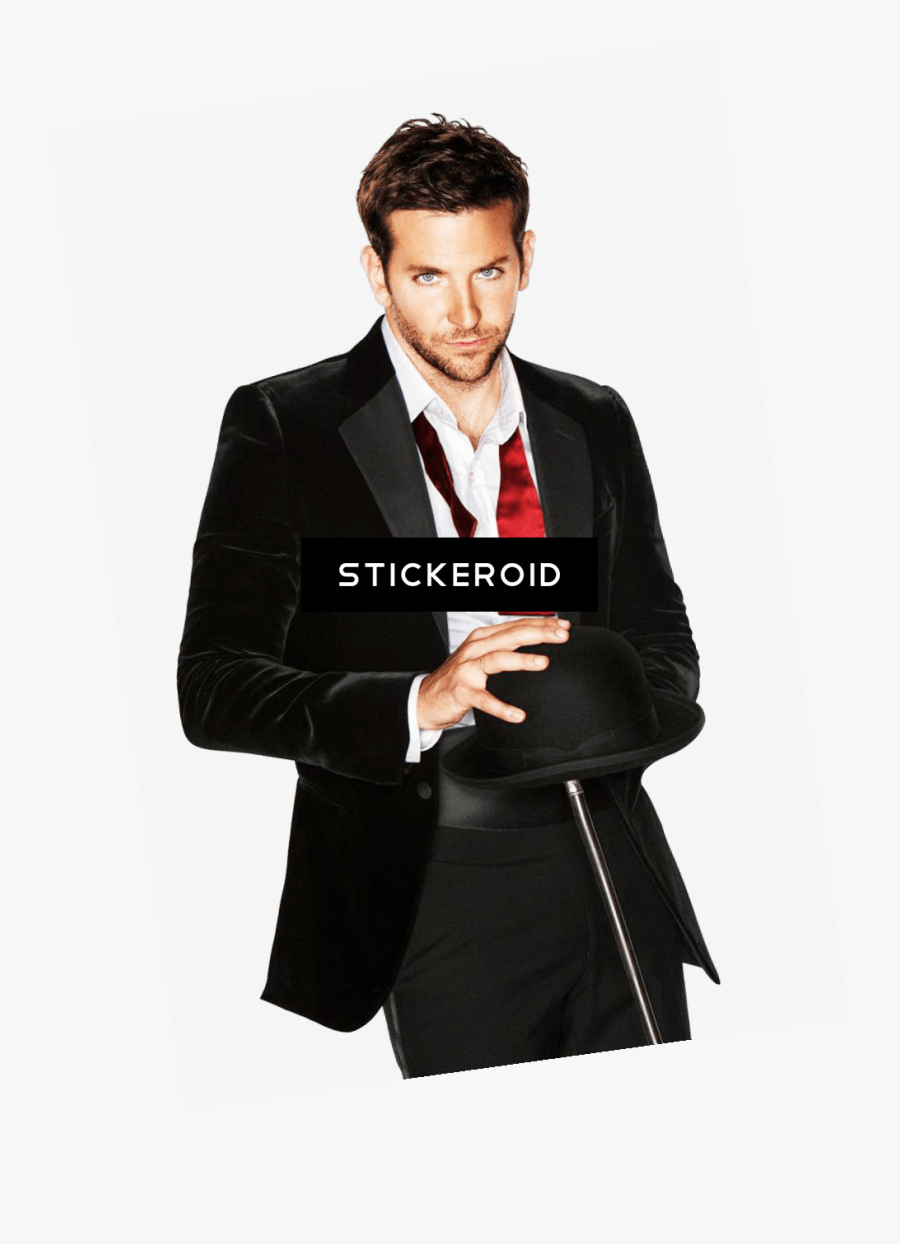 Suit,clothing,formal Wear,tuxedo,white-collar - Bradley Cooper In Tuxedo, Transparent Clipart