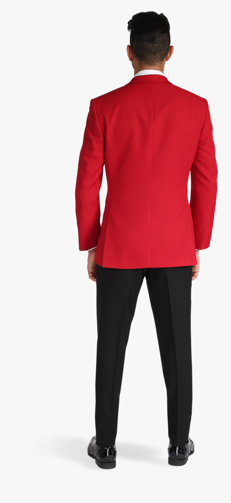 Red Peak Lapel Tuxedo - Tuxedo, Transparent Clipart