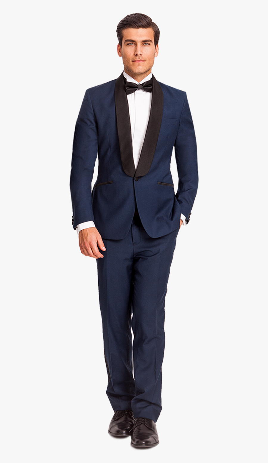 Midnight Blue Double Breasted Suit, Transparent Clipart