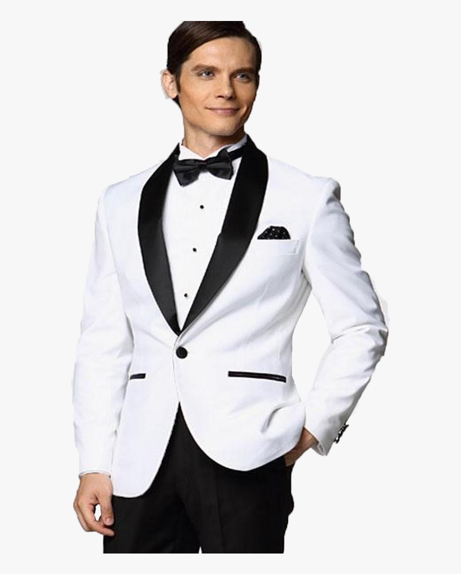 White Tuxedo Suit Png Photo Background - Black And White Suite, Transparent Clipart