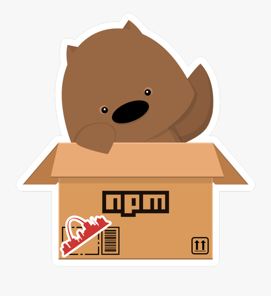 Npm Wombat Stickers, Transparent Clipart