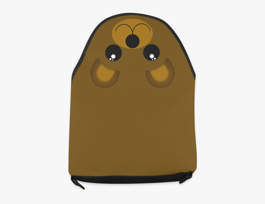 Kawaii Brown Bear Crossbody Bag - Cartoon, Transparent Clipart