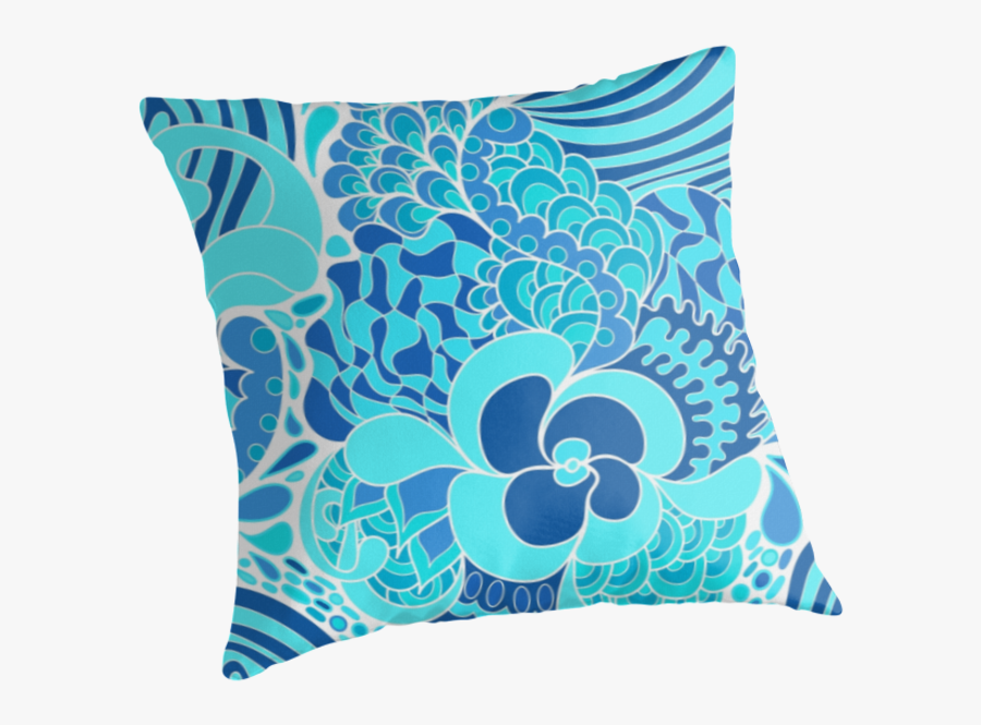 Clip Art S Hippie Psychedelic - Cushion, Transparent Clipart