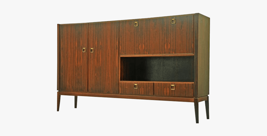 Clip Art Shop Rosewood Highboard From - Cabinetry, Transparent Clipart