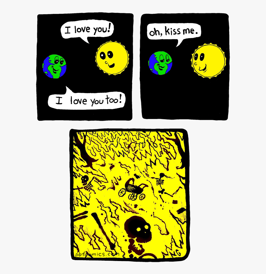 Sun Love - Sun And Earth Love, Transparent Clipart