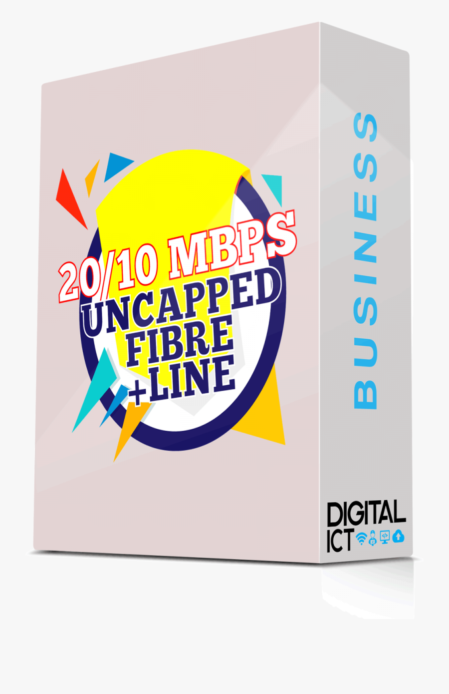 20 10mbps Fibre - Graphic Design, Transparent Clipart