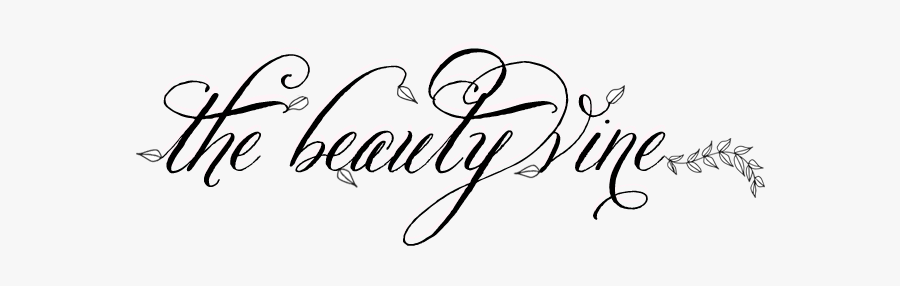 The Beauty Vine - Calligraphy, Transparent Clipart