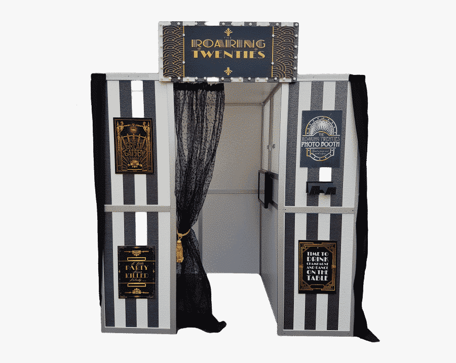 Picture Of The Gatsby Roaring Twenties Photo Booth - Paper Bag, Transparent Clipart