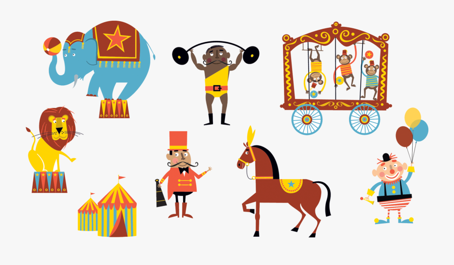 Tattly Circus, Transparent Clipart