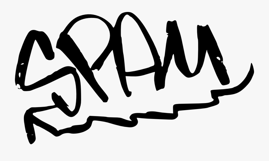 Google Spam - Spam Graffiti, Transparent Clipart