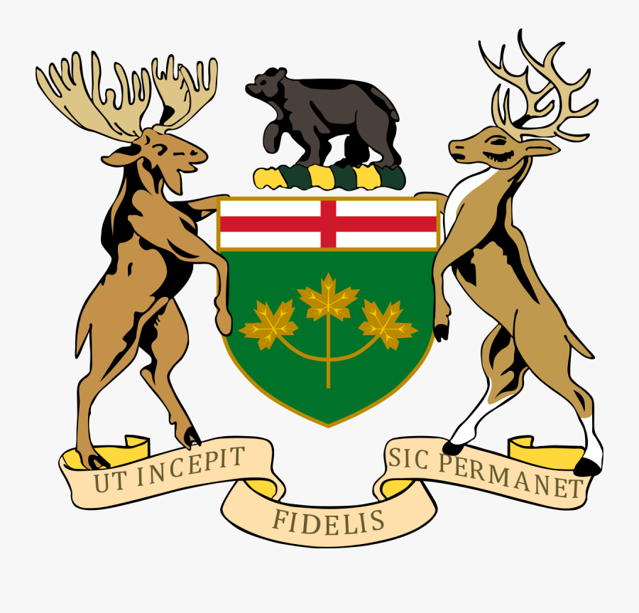 Coat Of Arms Of Ontario, Transparent Clipart