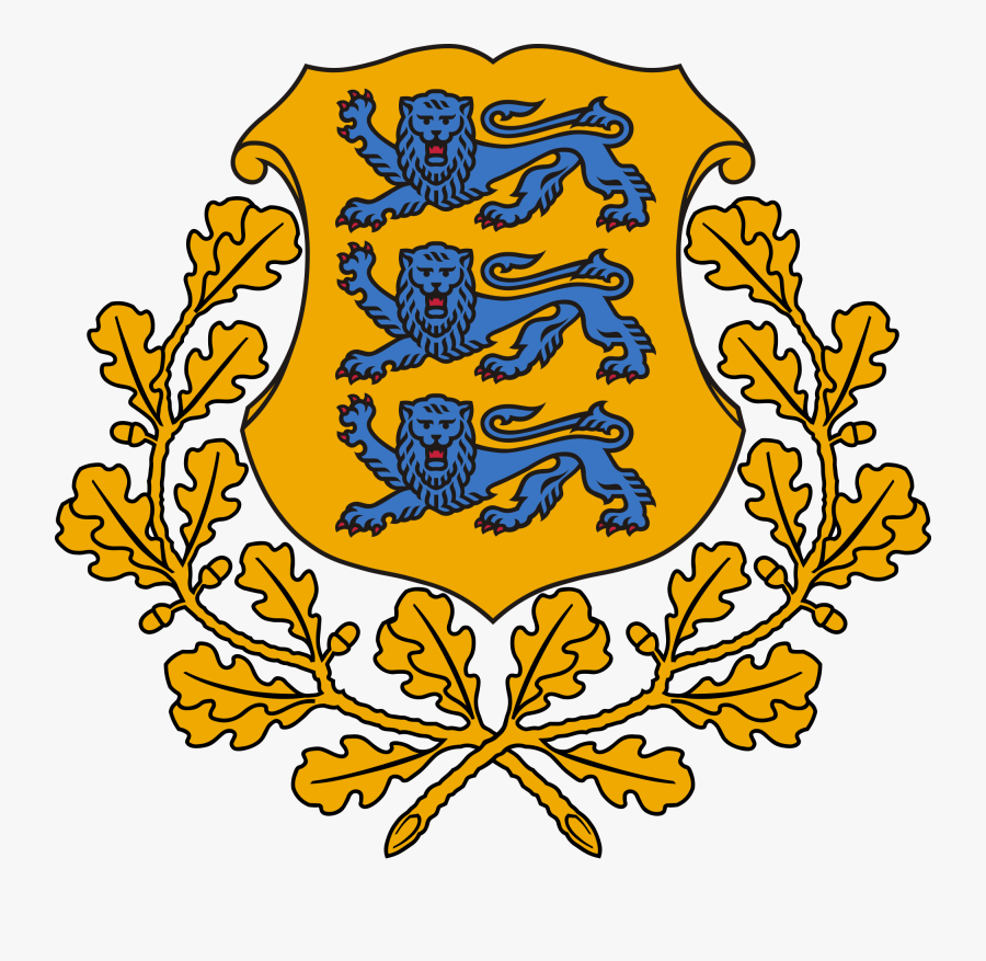 Estonian Coat Of Arms, Transparent Clipart