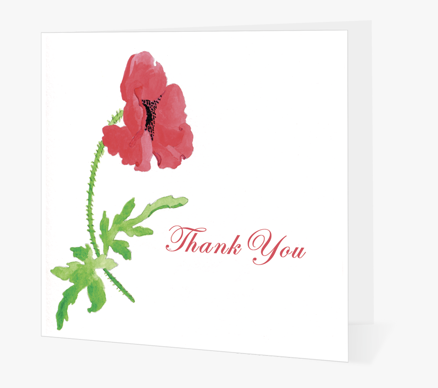Poppy Thank You - Pituchinhus, Transparent Clipart