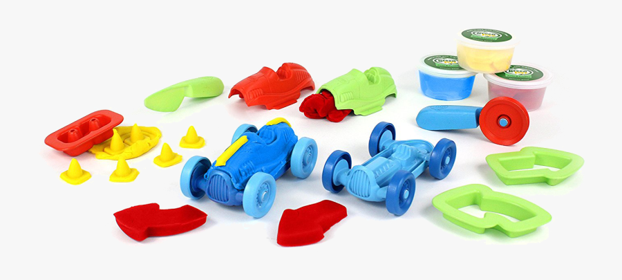 Clip Art Kids Favorite Toys - Green Toys Race Car Maker Dough Set, Transparent Clipart
