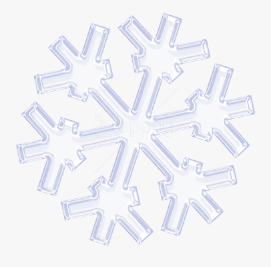 Transparent Simple Snowflake Png Clipart - Simple Snowflakes Transparent, Transparent Clipart