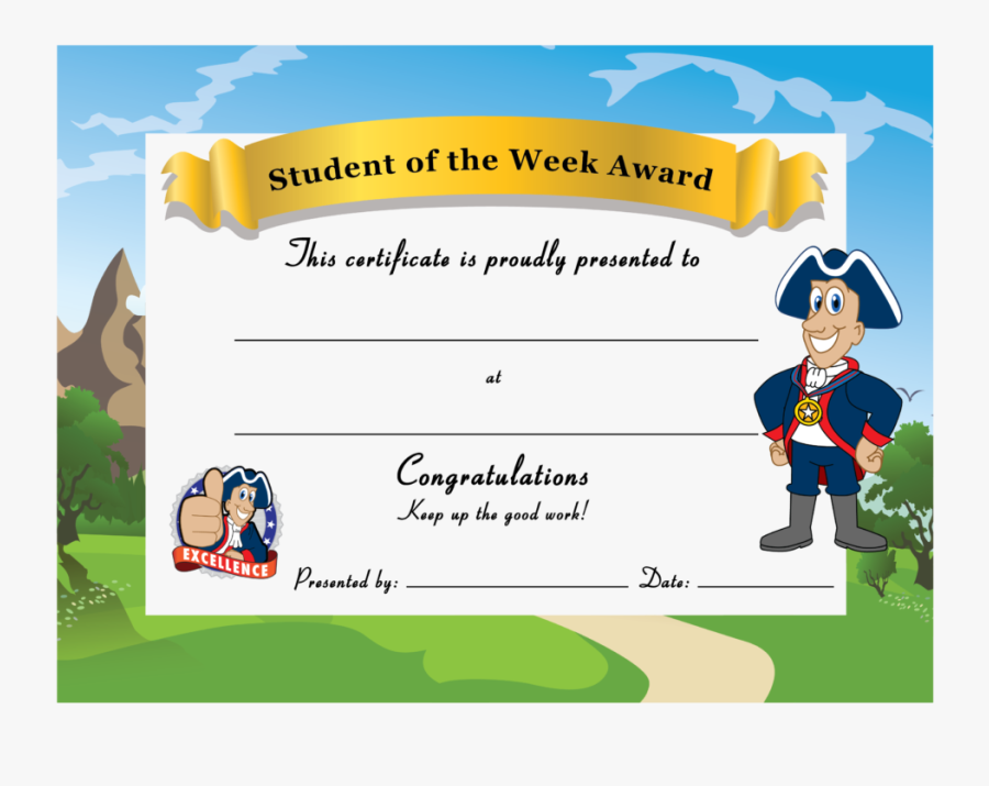Patriot Mascot Junction - Certificate Kinder, Transparent Clipart