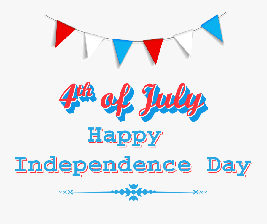 4th Of July Independence Day On Fourth Of July Clip - Happy Independence Day Png, Transparent Clipart