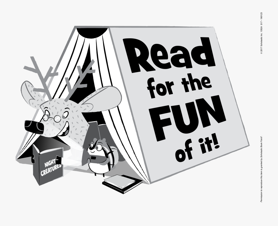 Happy Camper Book Fair, Transparent Clipart