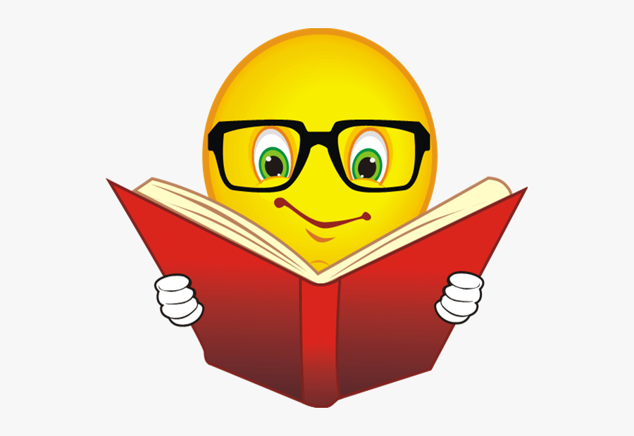 Smiley Book, Transparent Clipart