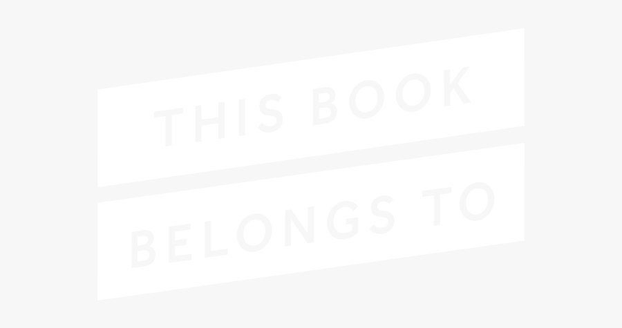 Book Belongs To Png, Transparent Clipart