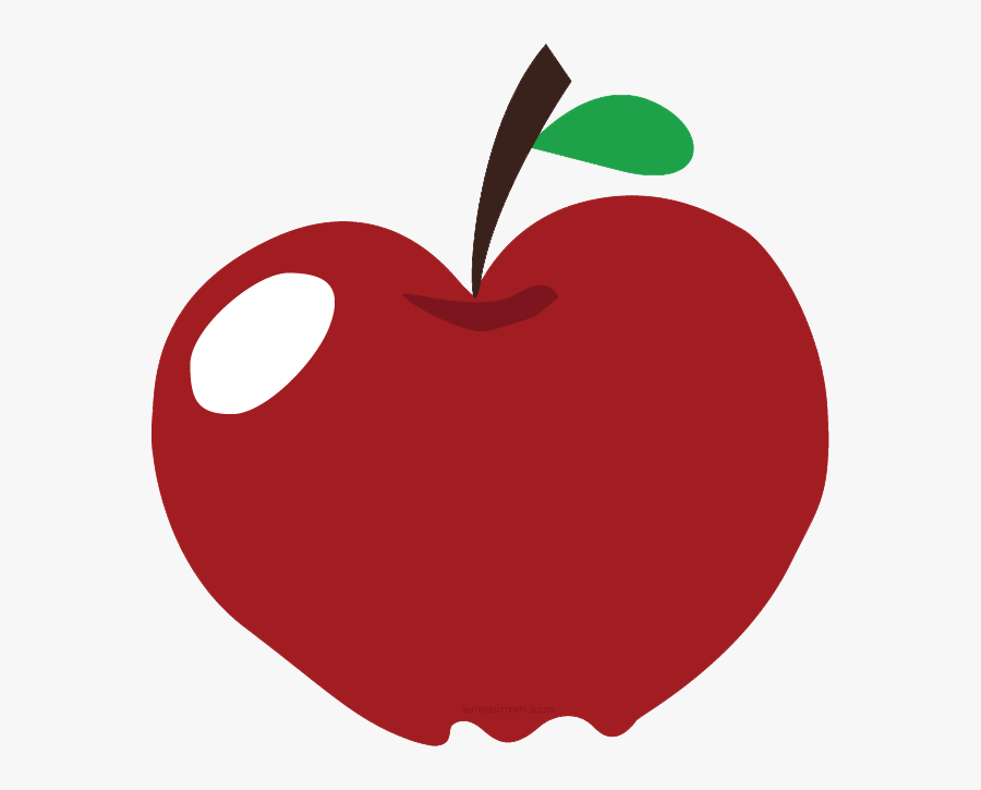 Transparent Half An Apple Clipart - Mcintosh, Transparent Clipart