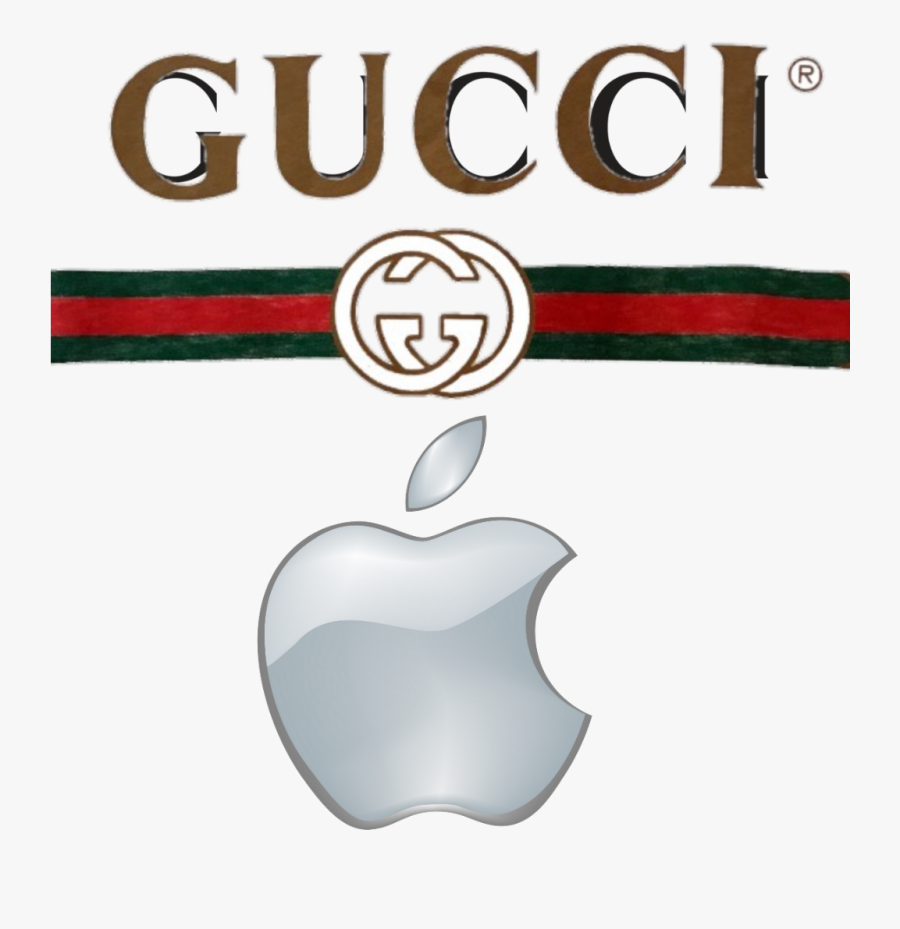 Transparent Clipart Of Apple - Gucci T Shirt Tag, Transparent Clipart