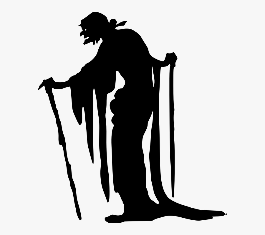 Bowler Silhouette Cliparts 23, Buy Clip Art - Scary Witch Clip Art, Transparent Clipart