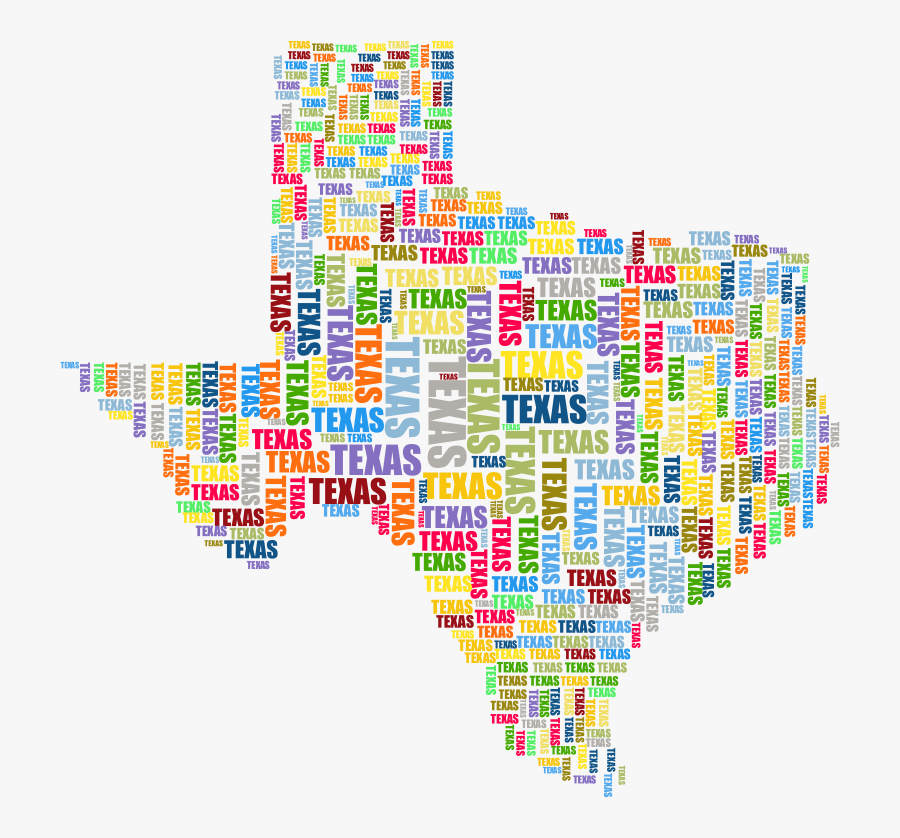 Map Of Texas Counties With Names, Transparent Clipart