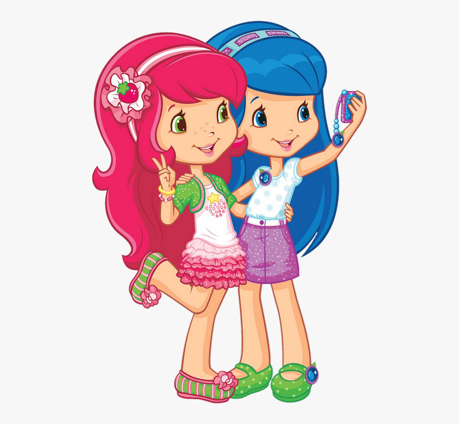 Clipart Friends Bff - Strawberry Shortcake With Friends, Transparent Clipart
