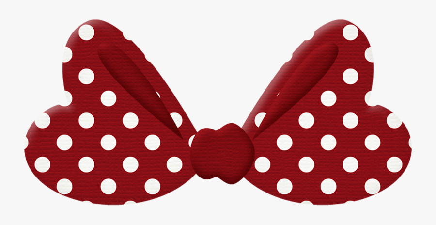 B *✿* Bow Clipart, Friends Clipart, Mickey And Friends, - Polka Dot, Transparent Clipart