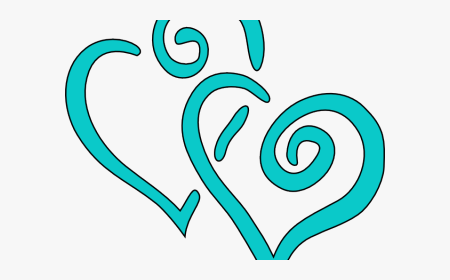 Heart Clipart Clipart Turquoise Blue - Hearts Clip Art, Transparent Clipart