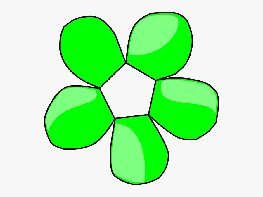 Green Funny Flower Svg Clip Arts - Orange Daisy Flower Clip Art, Transparent Clipart