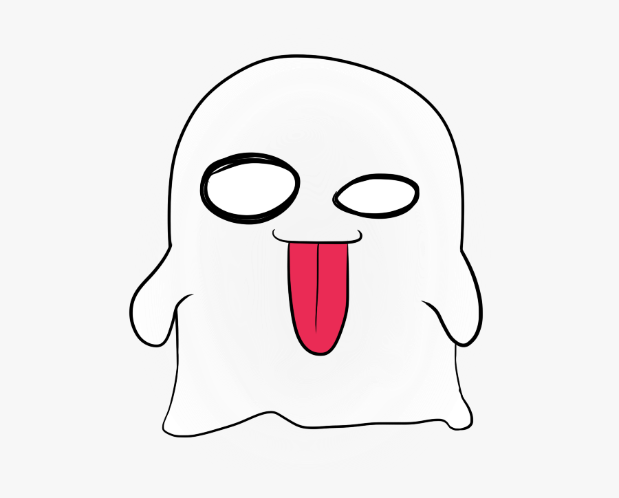 Stupid Looking Ghost, Transparent Clipart