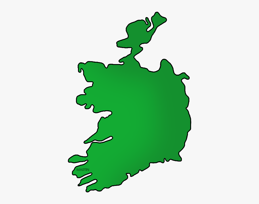 Map Of Ireland, Color - Map Of Ireland Template, Transparent Clipart