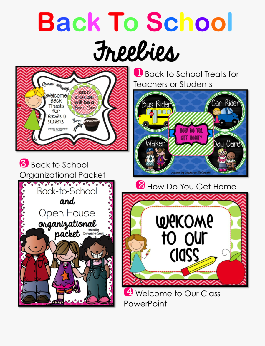 Clip Art Back To School Powerpoint - Cartoon, Transparent Clipart