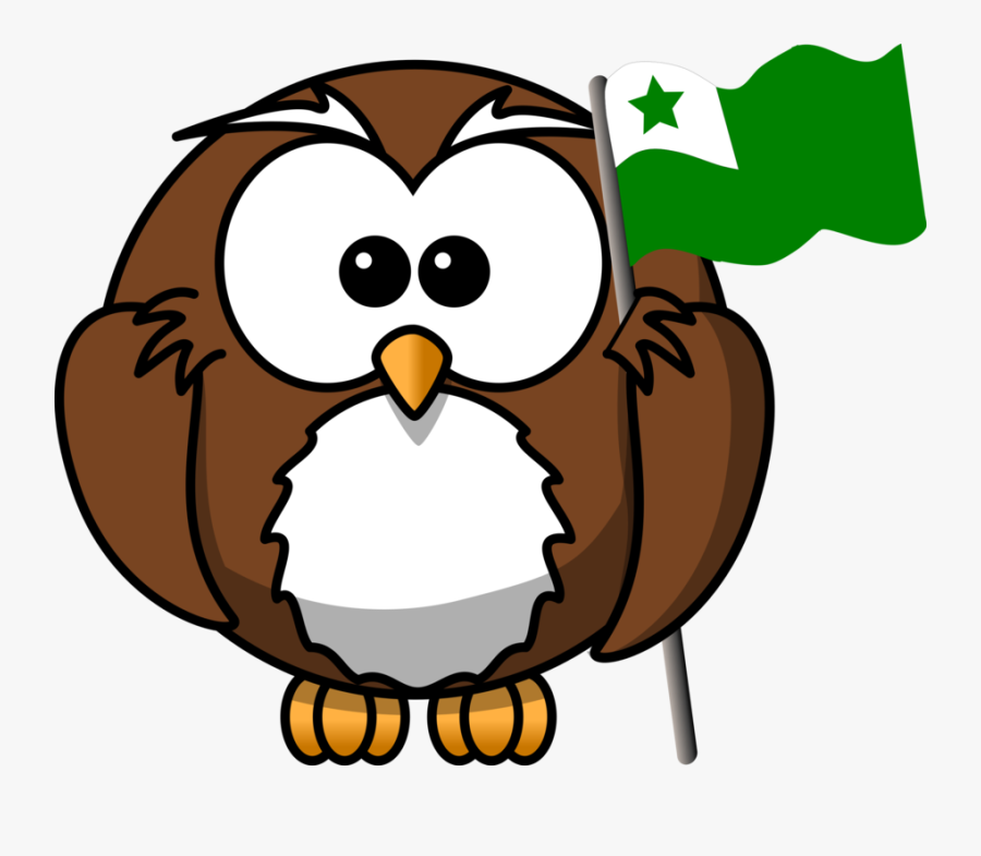 Owl,beak,bird - Cartoon Owl Transparent Background, Transparent Clipart