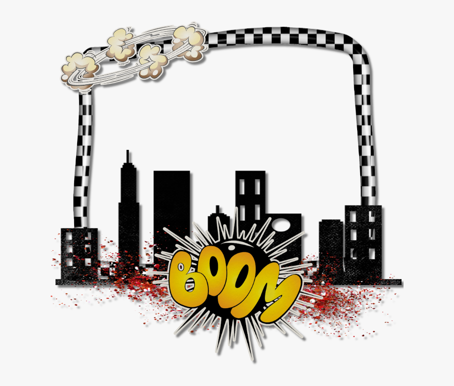 Transparent Funeral Program Clipart - Marco Para Tarjetas De Superheroes, Transparent Clipart