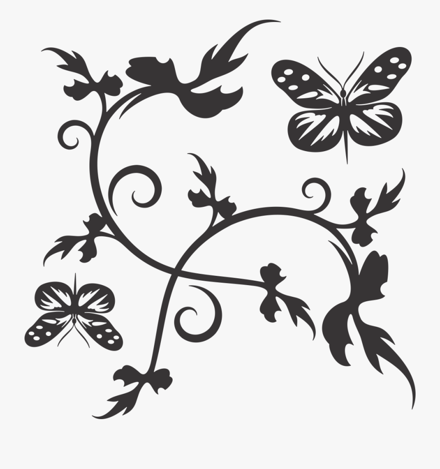 Wedding Program Clipart Graphic Designs - Nalepka Na Stenu Motylie Kralovstvo, Transparent Clipart