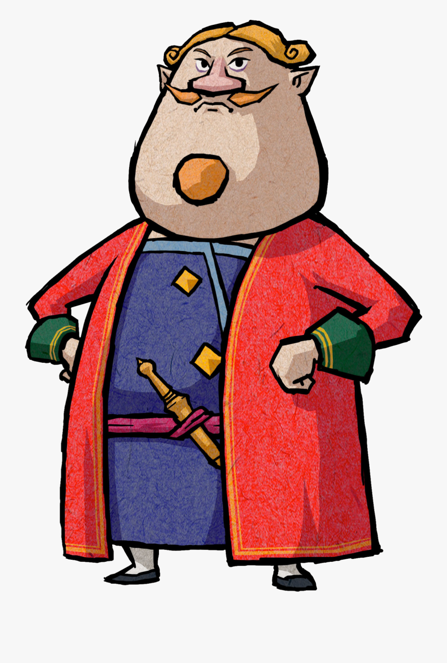 Legend Of Zelda Wind Waker Mila"s Father Clipart , - Mila's Father Wind Waker, Transparent Clipart