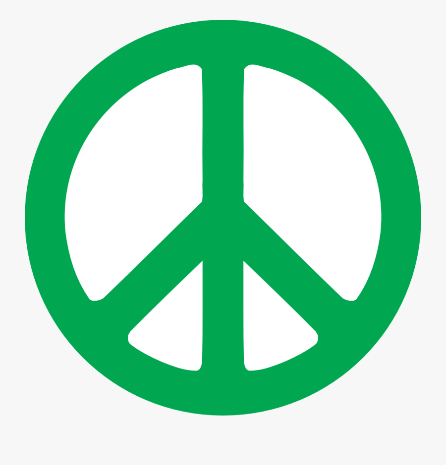 Green Peace - Clipart Best - Clipart Peace Sign, Transparent Clipart