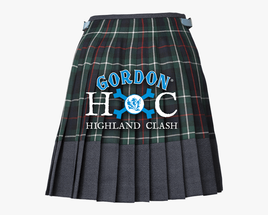 Gordon Highland Clash Kilt - Miniskirt, Transparent Clipart