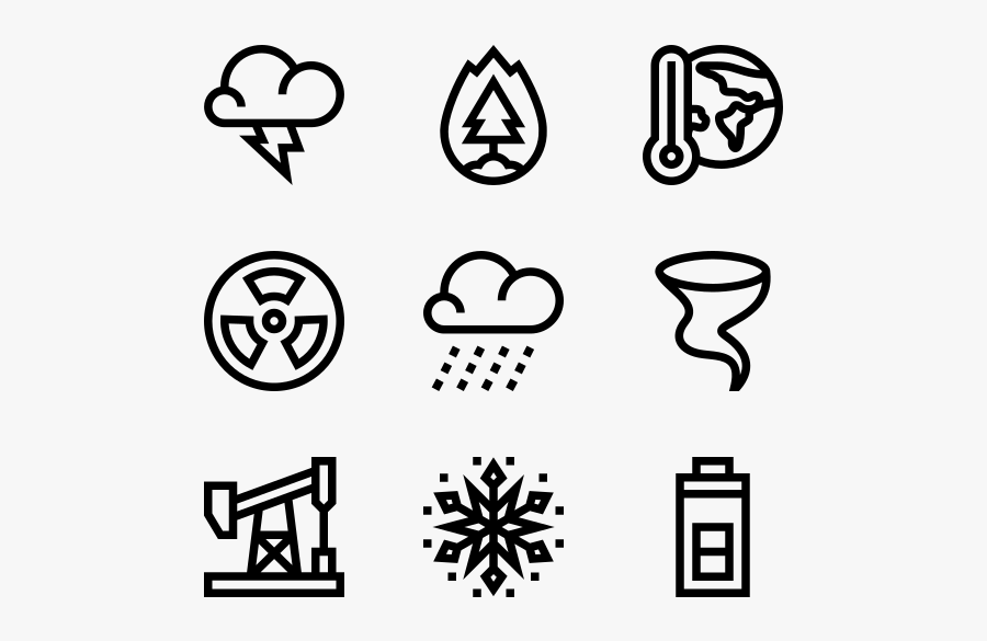 Climate Change - Design Vector Icon, Transparent Clipart